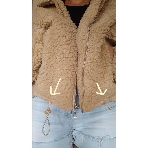 Adorable teddy style jacket - Picture 2 of 3